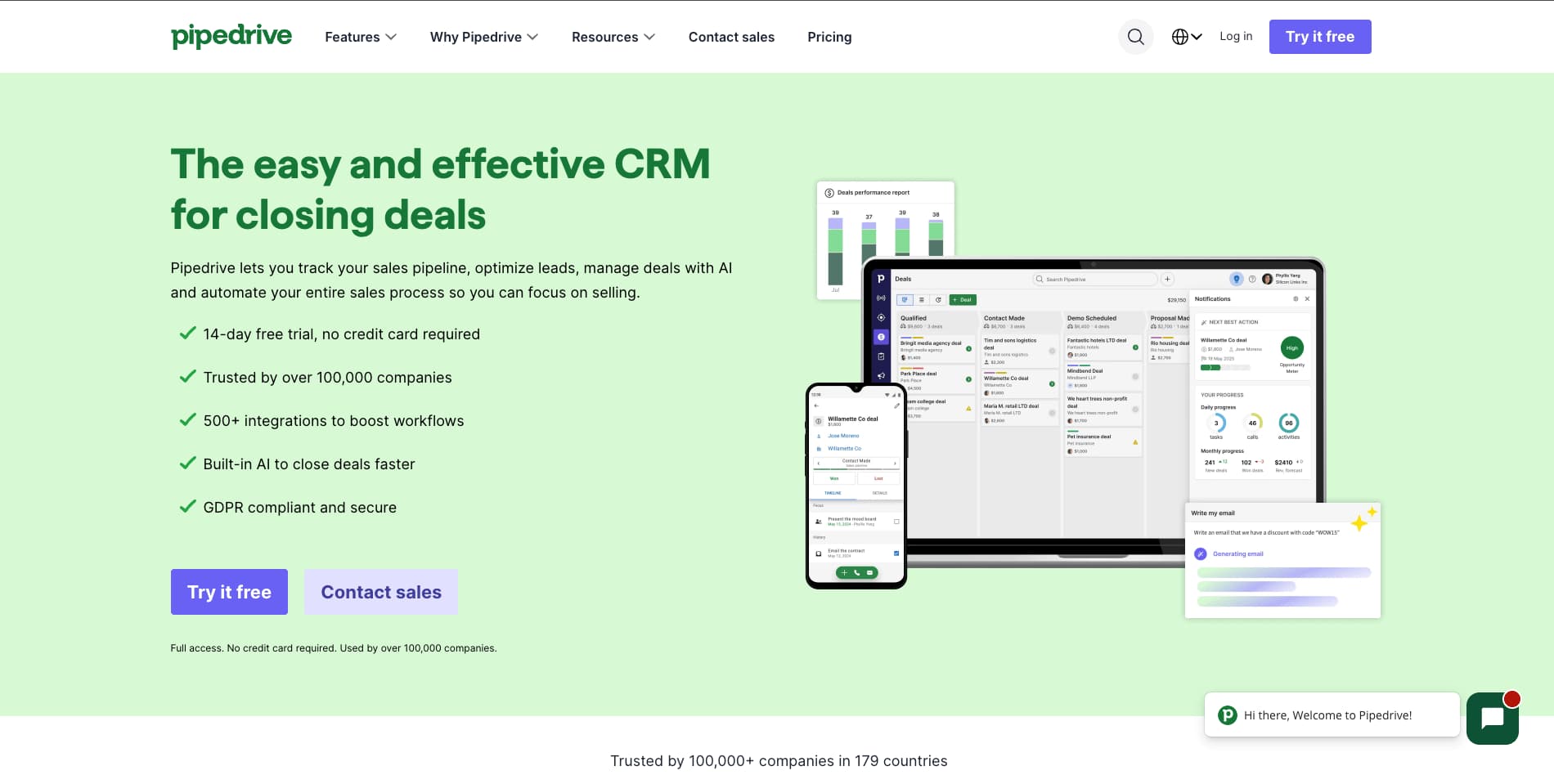 Pipedrive screenshot 1