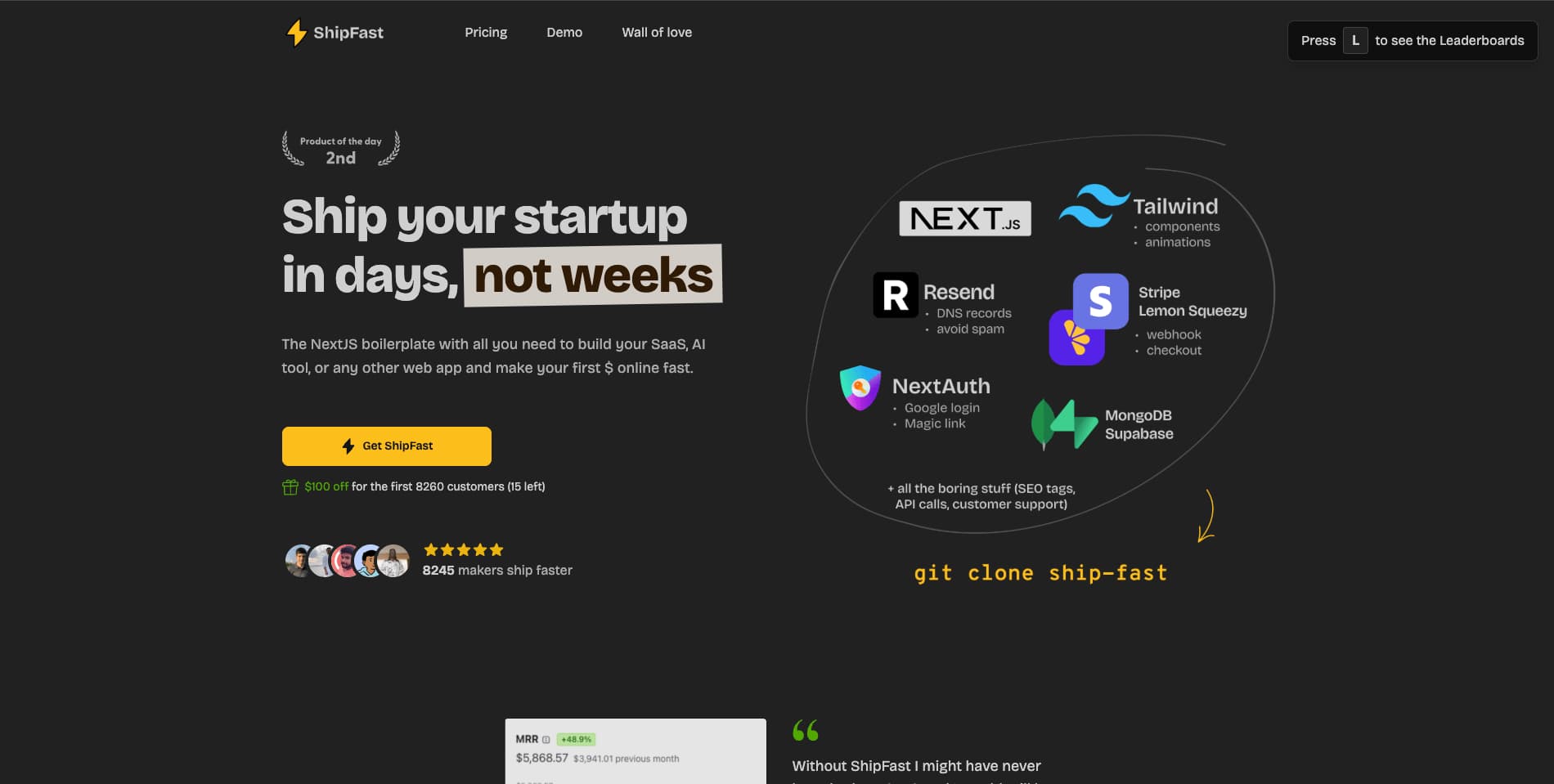 ShipFast screenshot 1