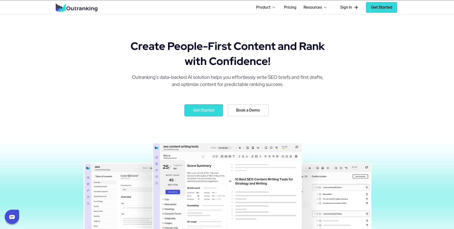 Outranking screenshot 1