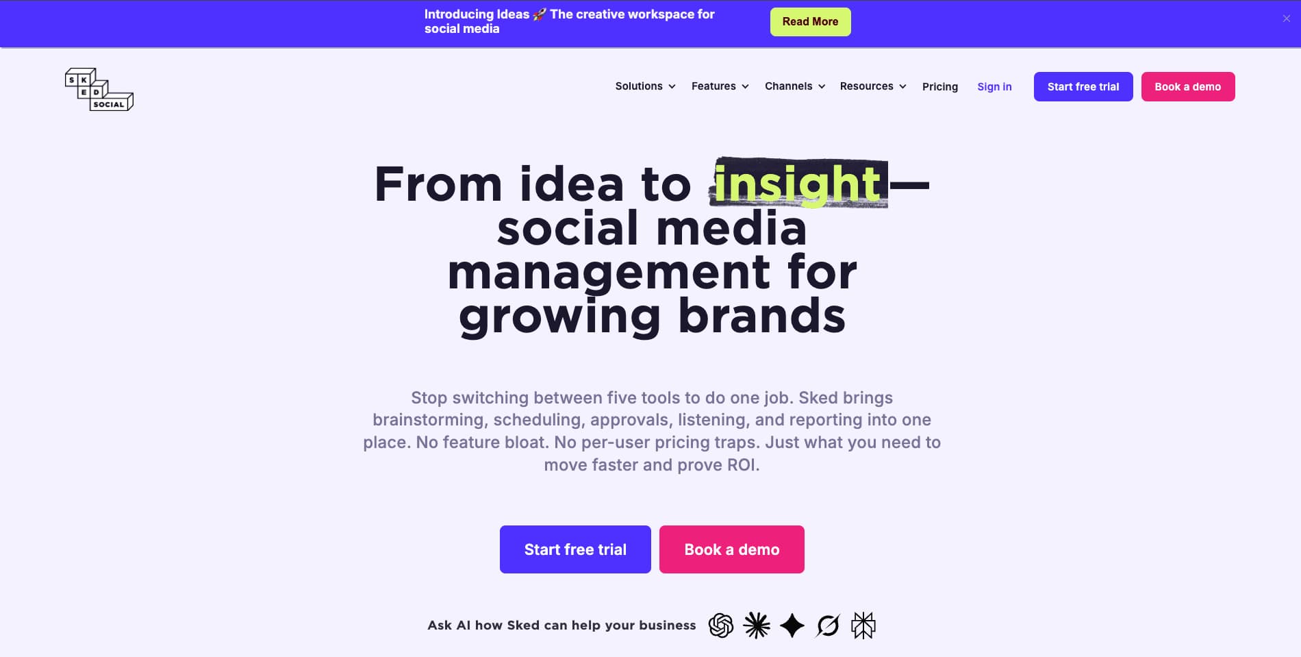 Sked Social screenshot 1