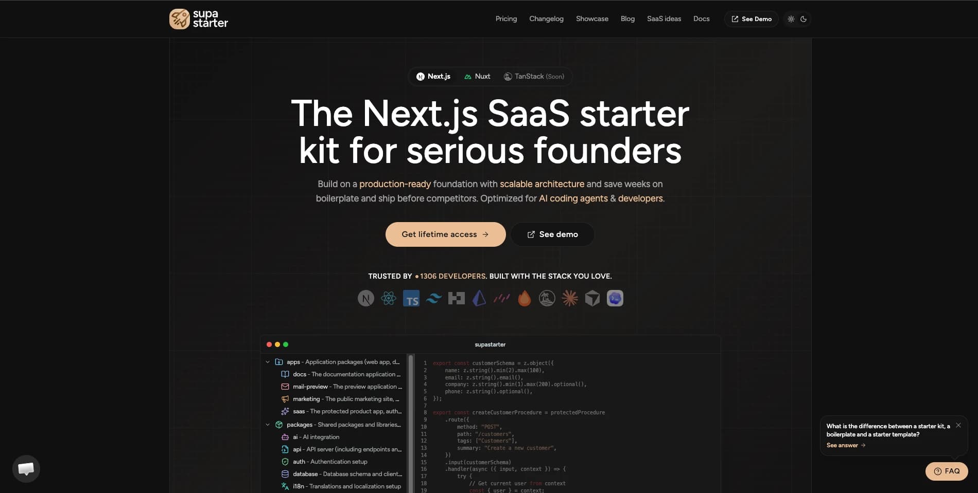Supastarter screenshot 1