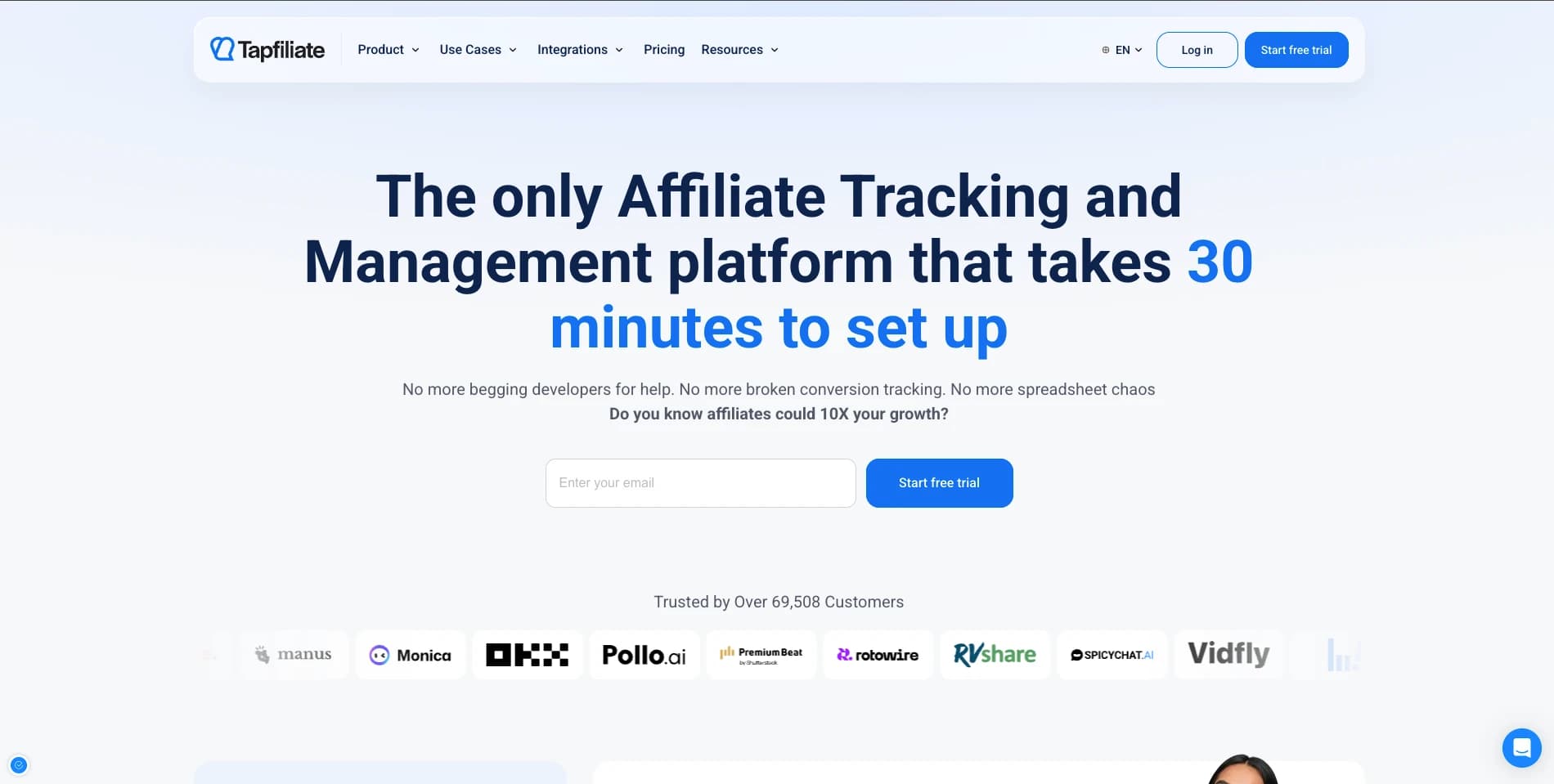 Tapfiliate screenshot 1