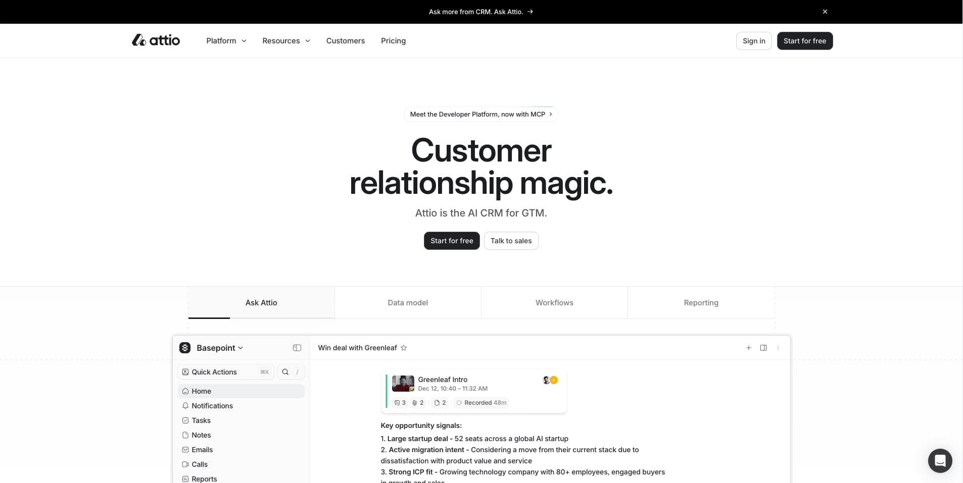 Attio screenshot 1