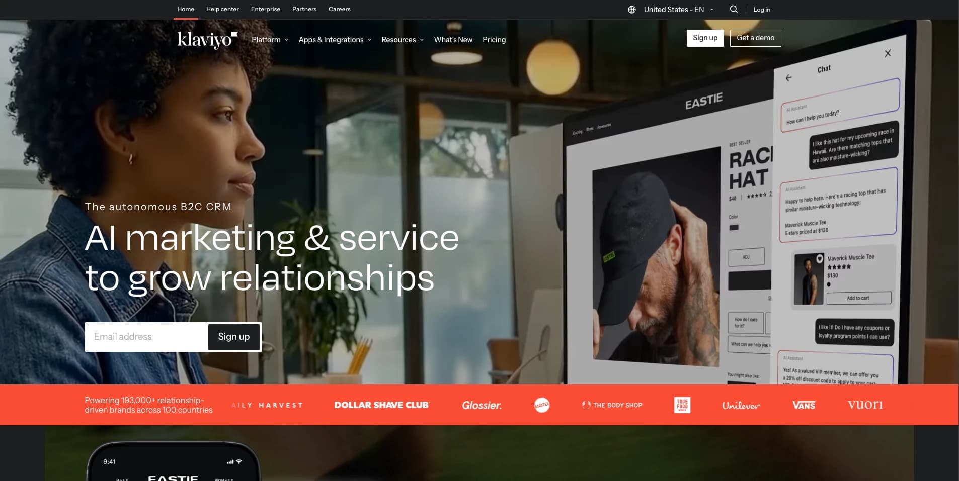 Klaviyo screenshot 1