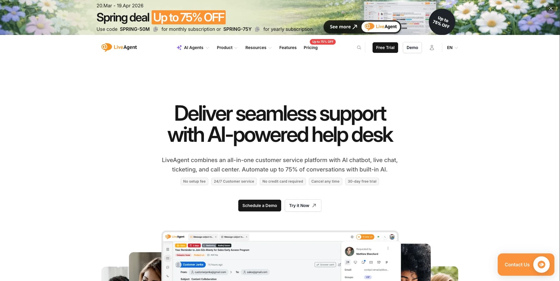 LiveAgent screenshot 1