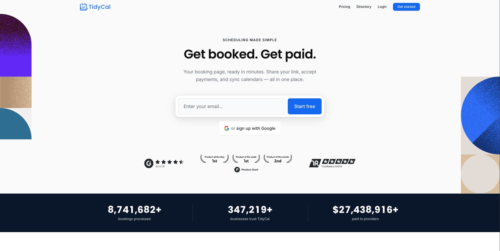 TidyCal screenshot 1