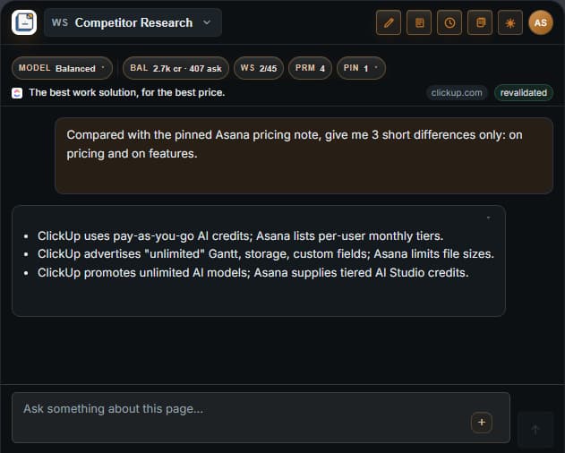 TabMate - Research Copilot screenshot 1
