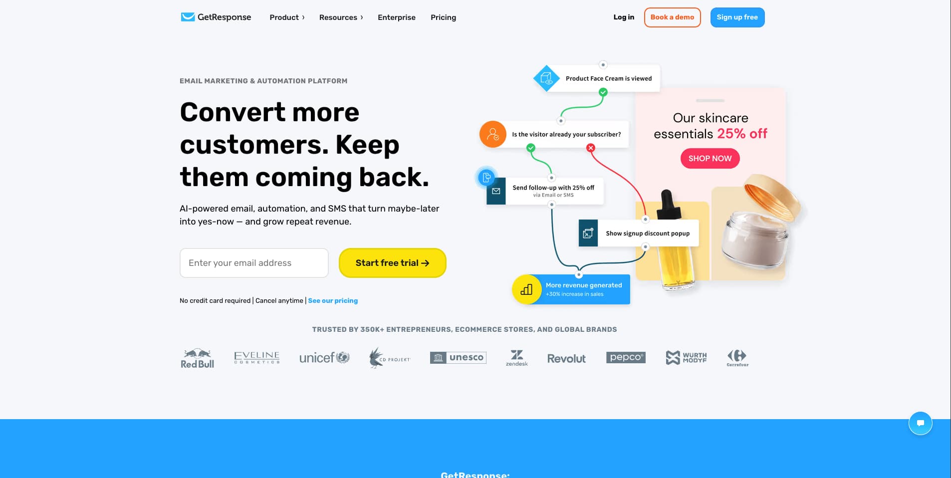 GetResponse screenshot 1