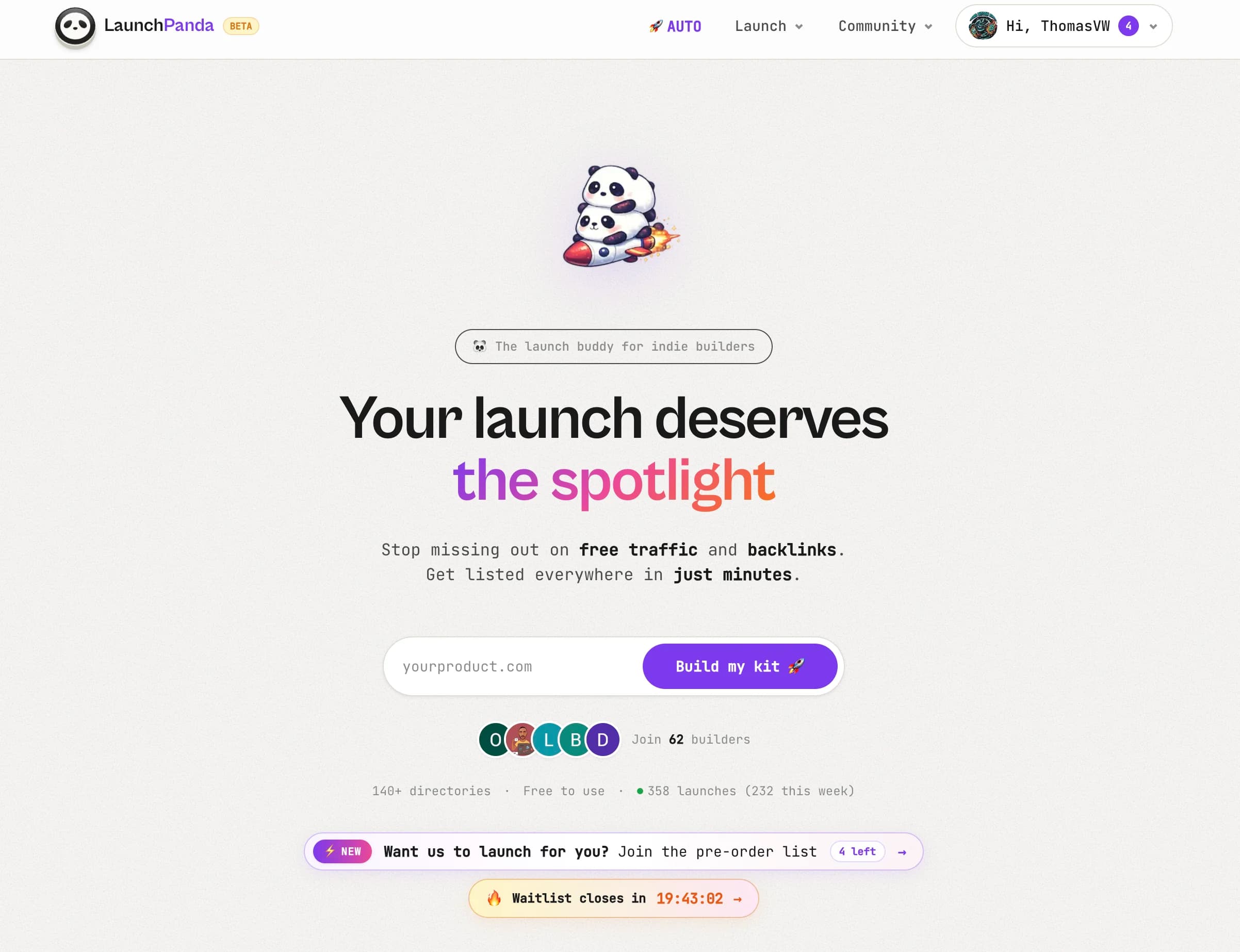 Launch Panda screenshot 1