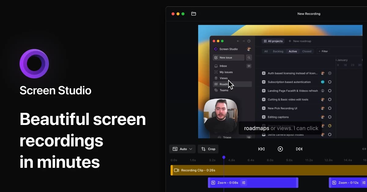 Screen Studio screenshot 1