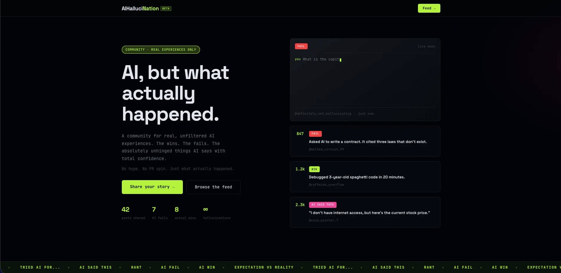 AIHalluciNation screenshot 1