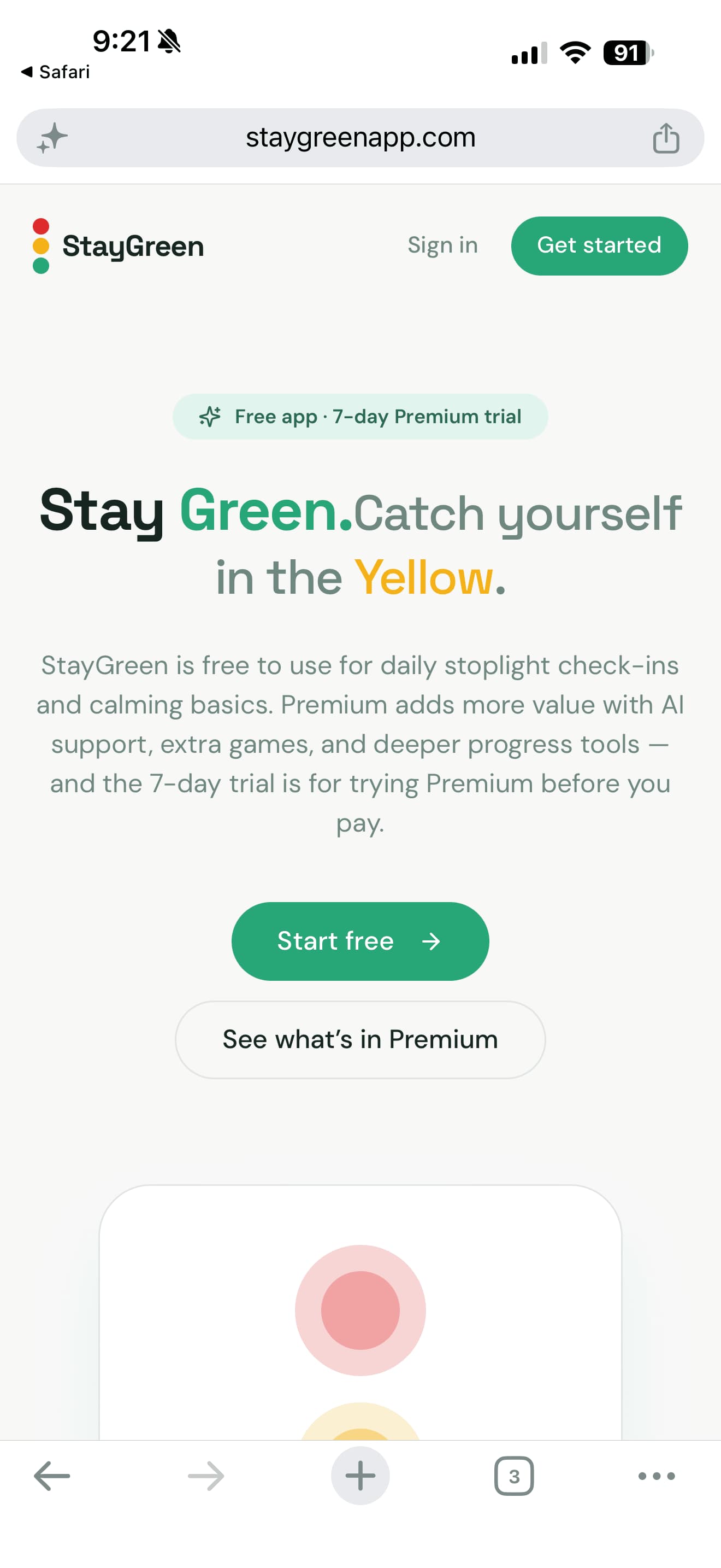 StayGreen screenshot 1