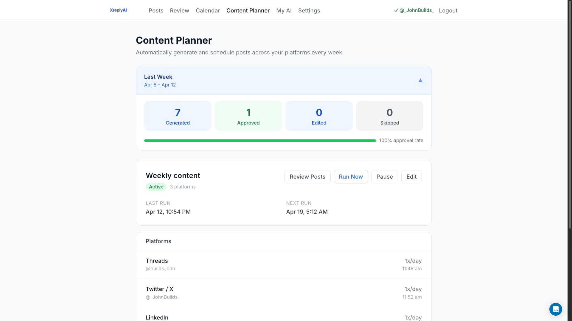 XreplyAI screenshot 1