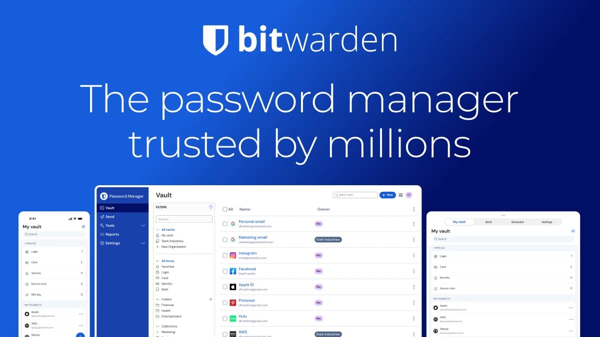 Bitwarden screenshot 1