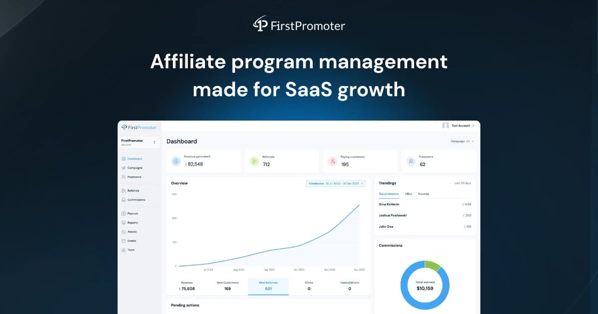 FirstPromoter screenshot 1