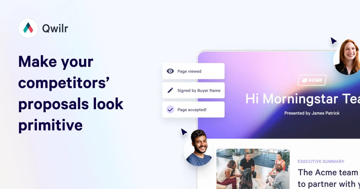 Qwilr screenshot 1