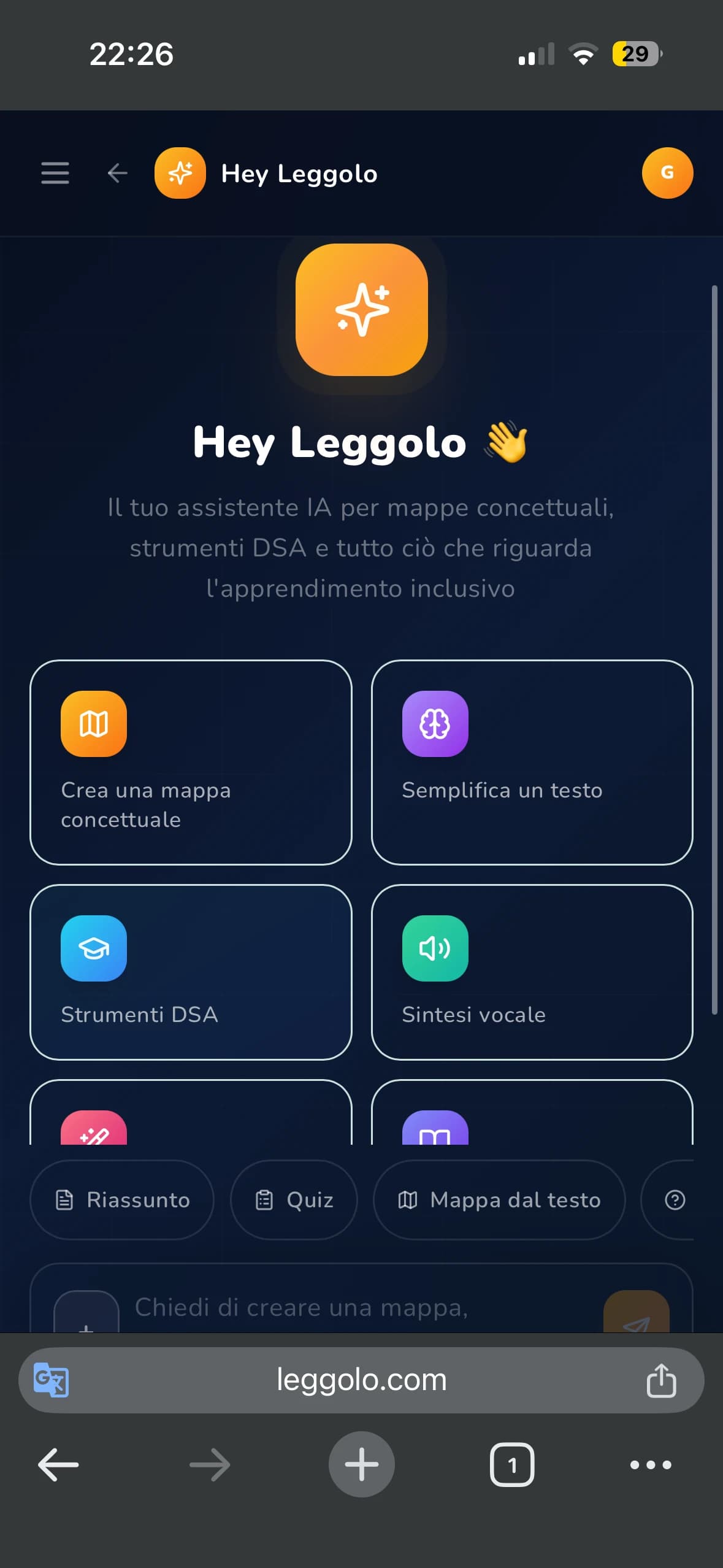 Leggolo screenshot 1