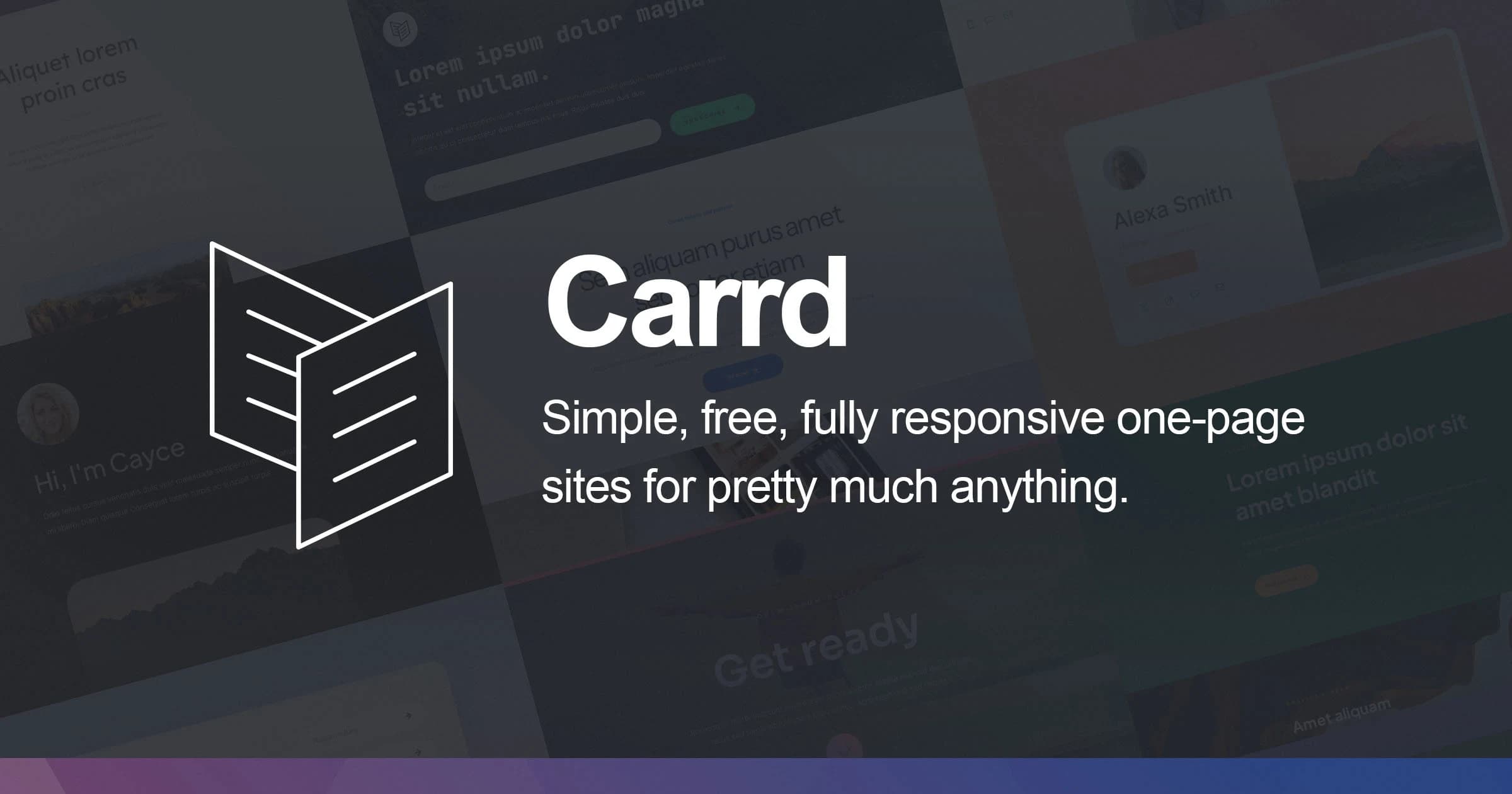 Carrd screenshot 1