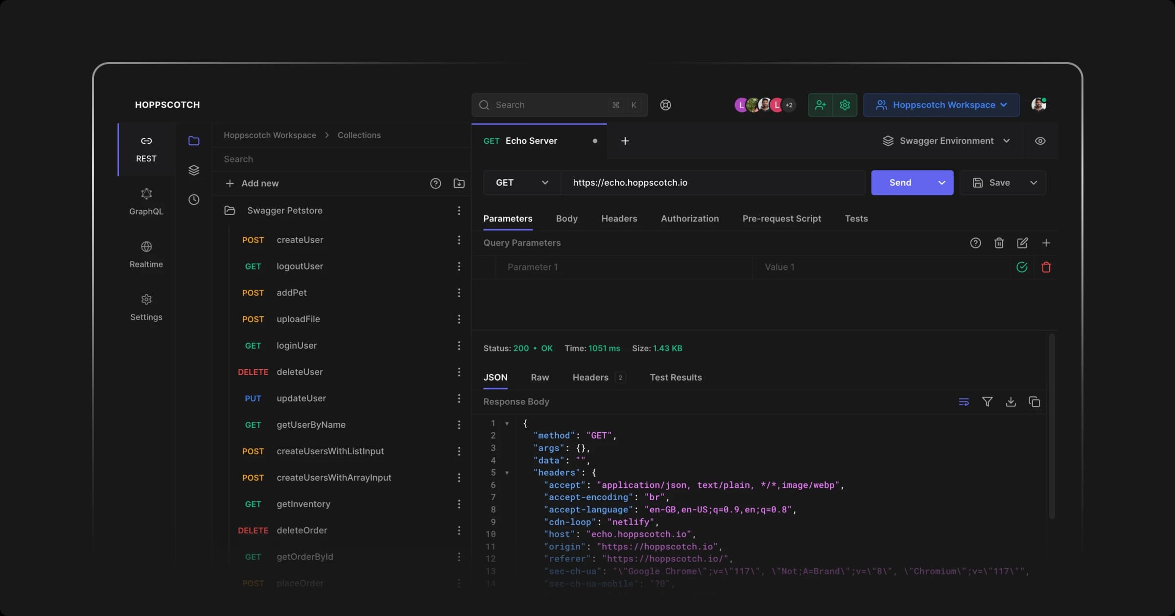 Hoppscotch screenshot 1