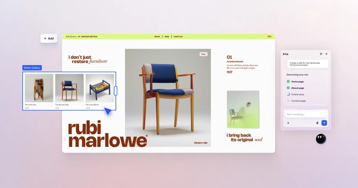 Wix screenshot 1