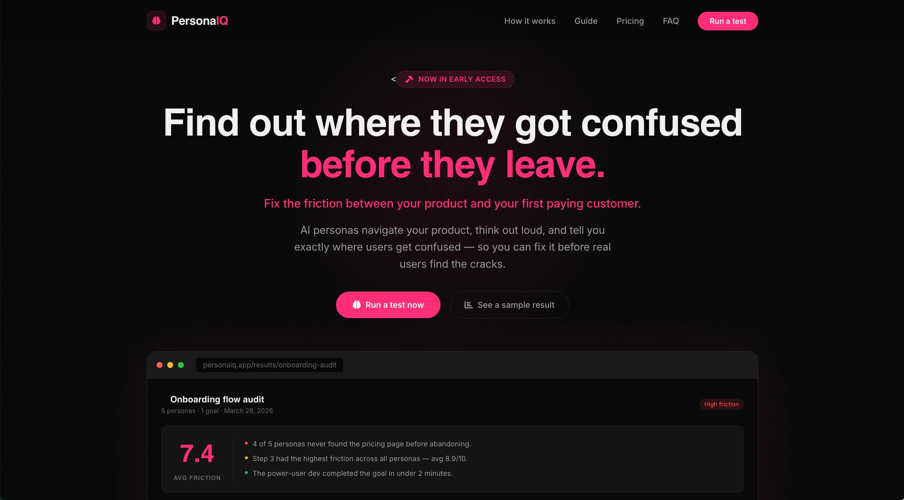 PersonaIQ screenshot 1