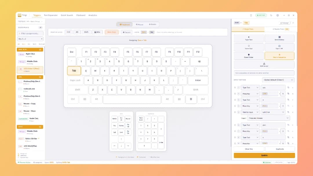 Trigr screenshot 1
