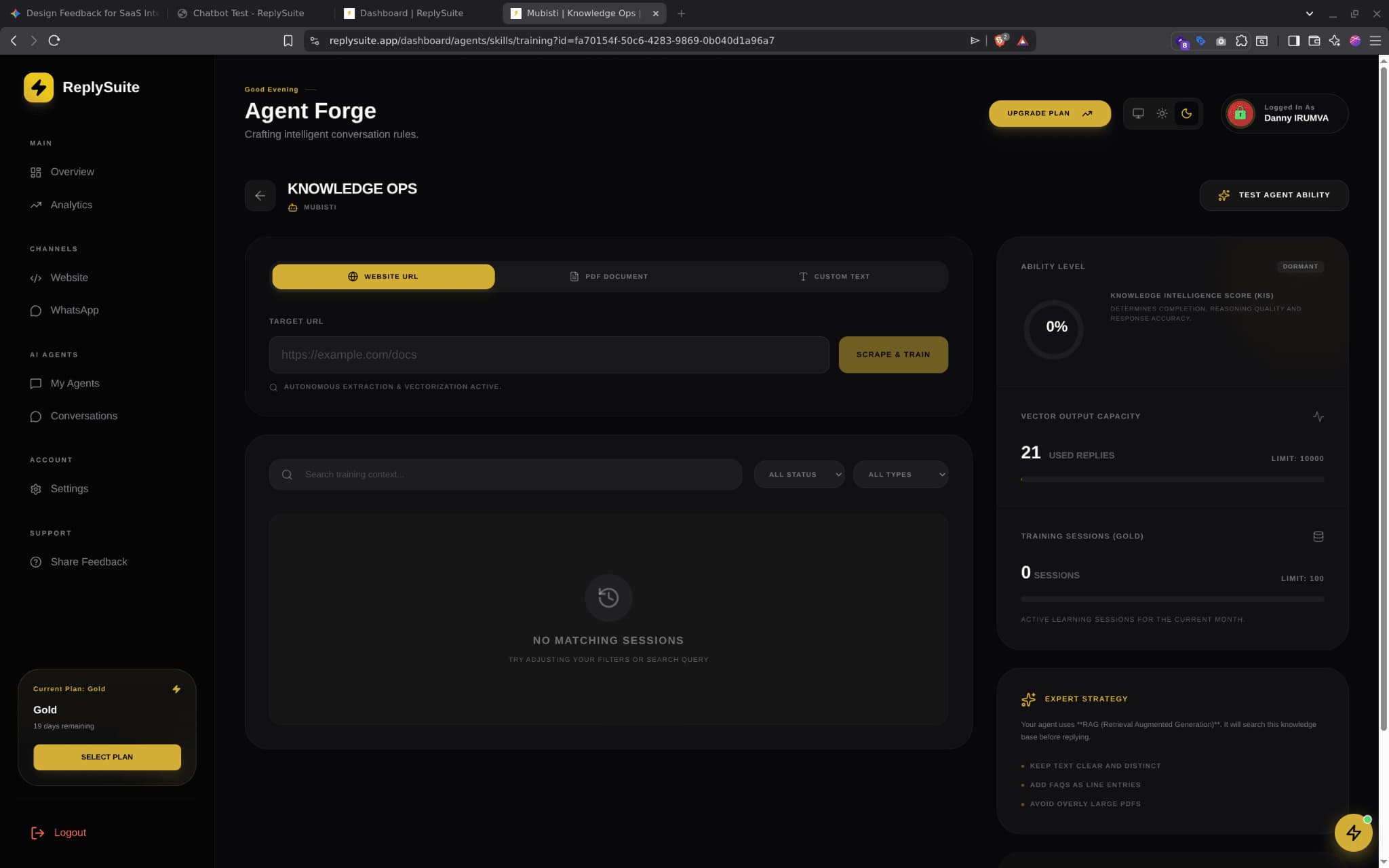 Replysuite screenshot 1