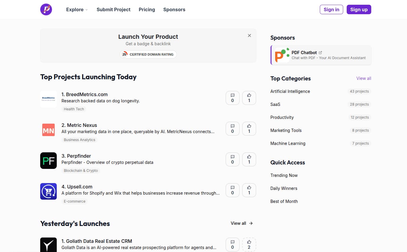 Product Launchify screenshot 1