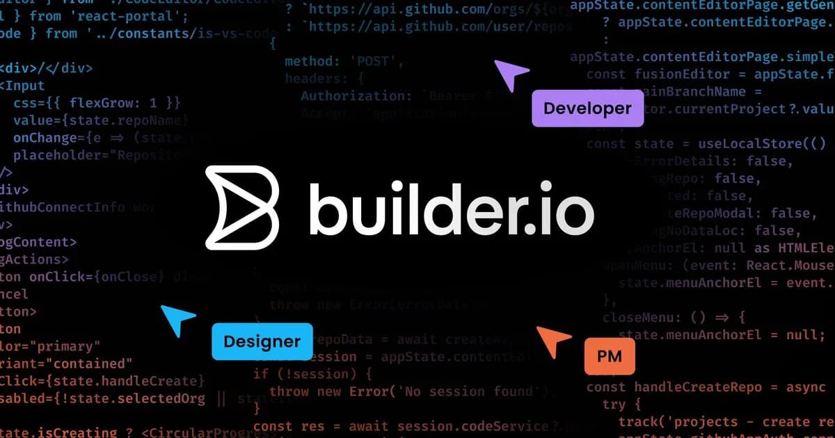 Builder.io screenshot 1