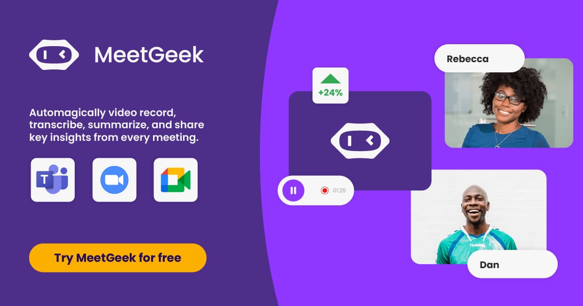 MeetGeek screenshot 1