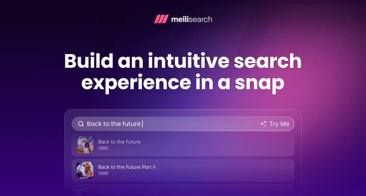 Meilisearch screenshot 1