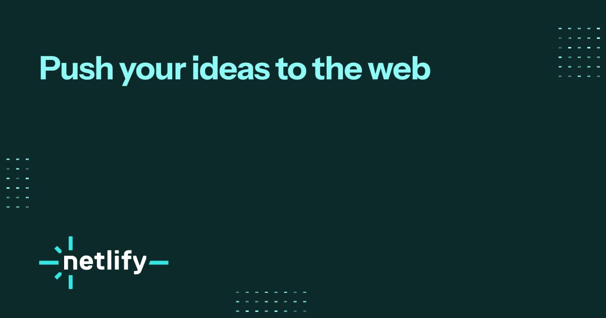 Netlify screenshot 1