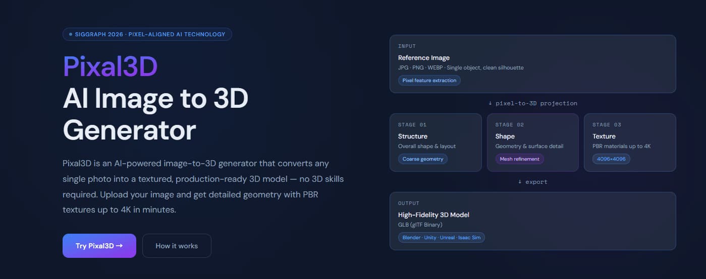 Pixal3D AI screenshot 1