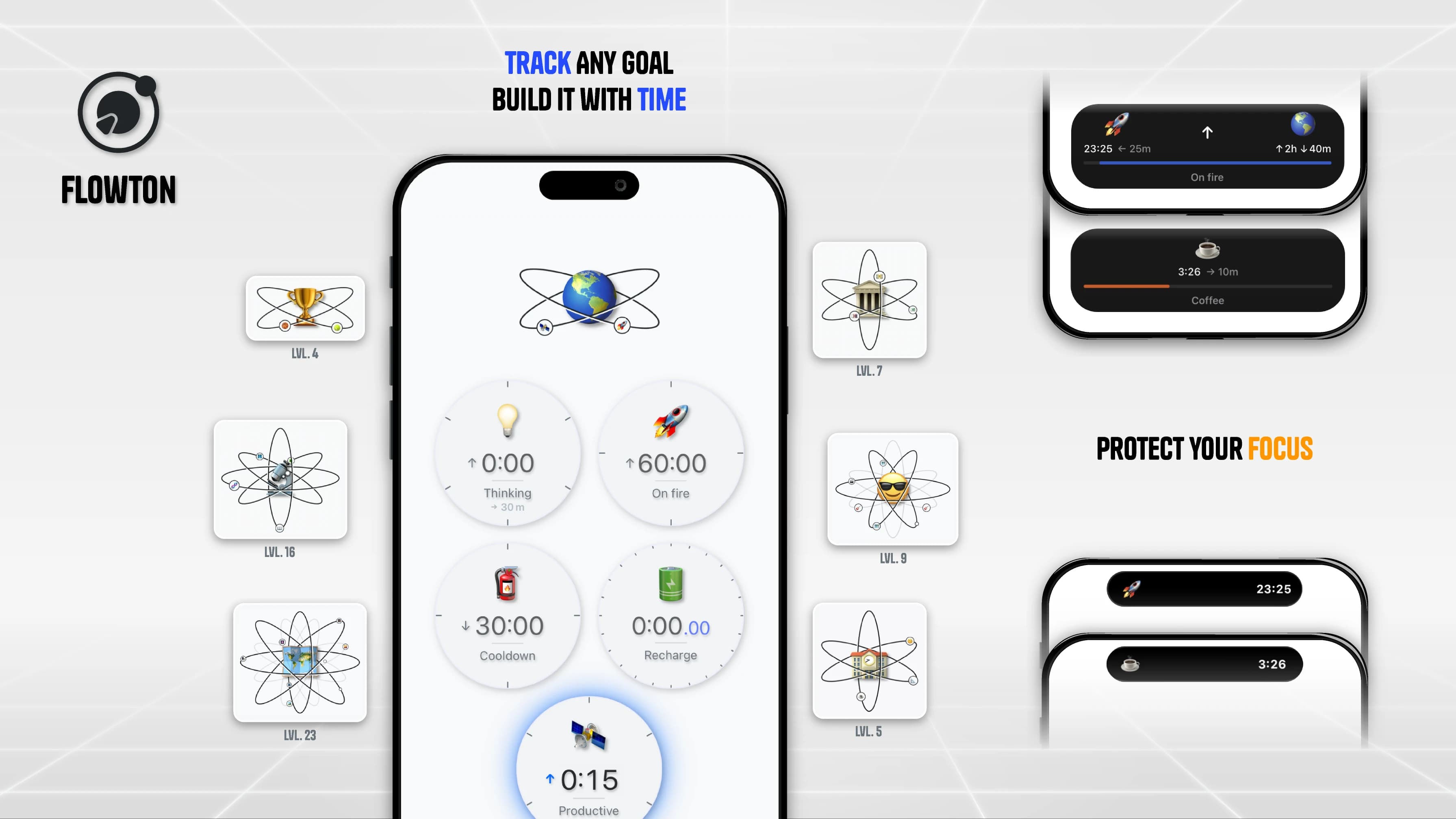 Flowton: the "time particle" screenshot 1
