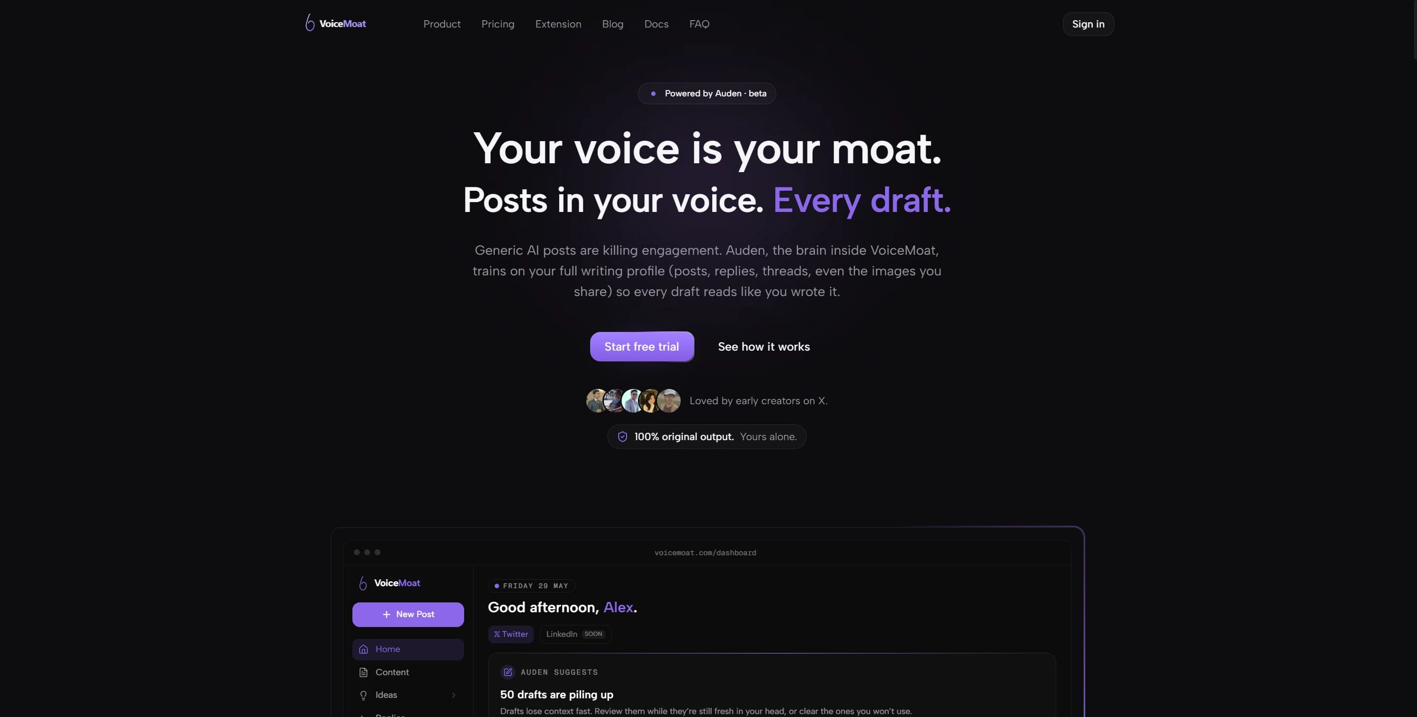 VoiceMOAT screenshot 1