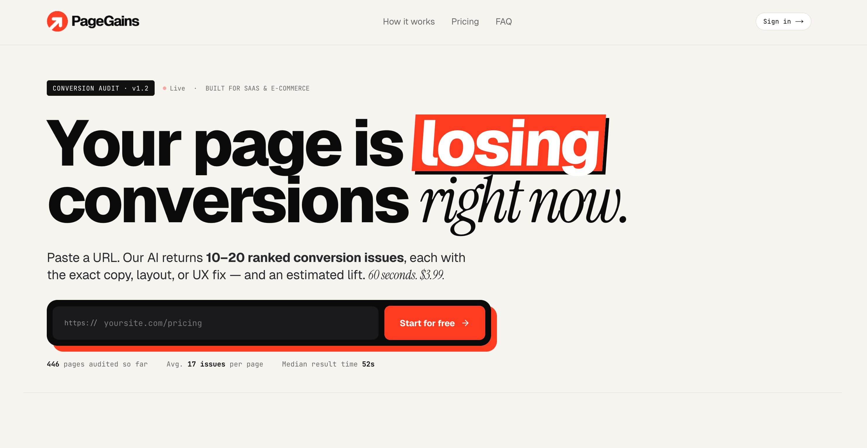 PageGains screenshot 1