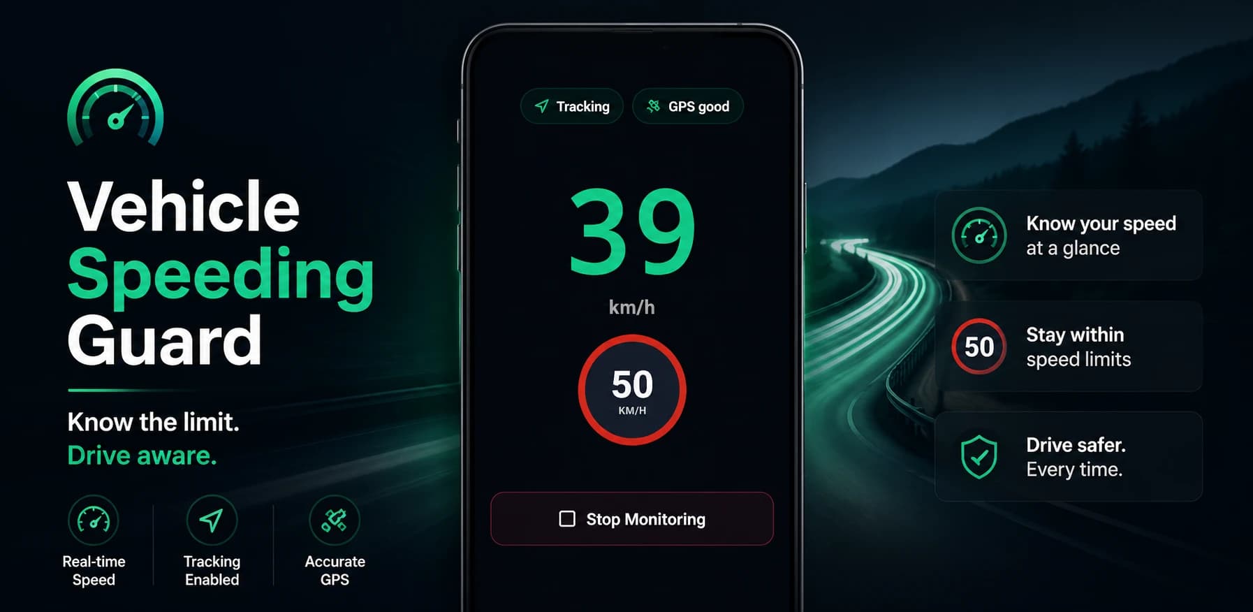 Vehicle Speeding Guard screenshot 1