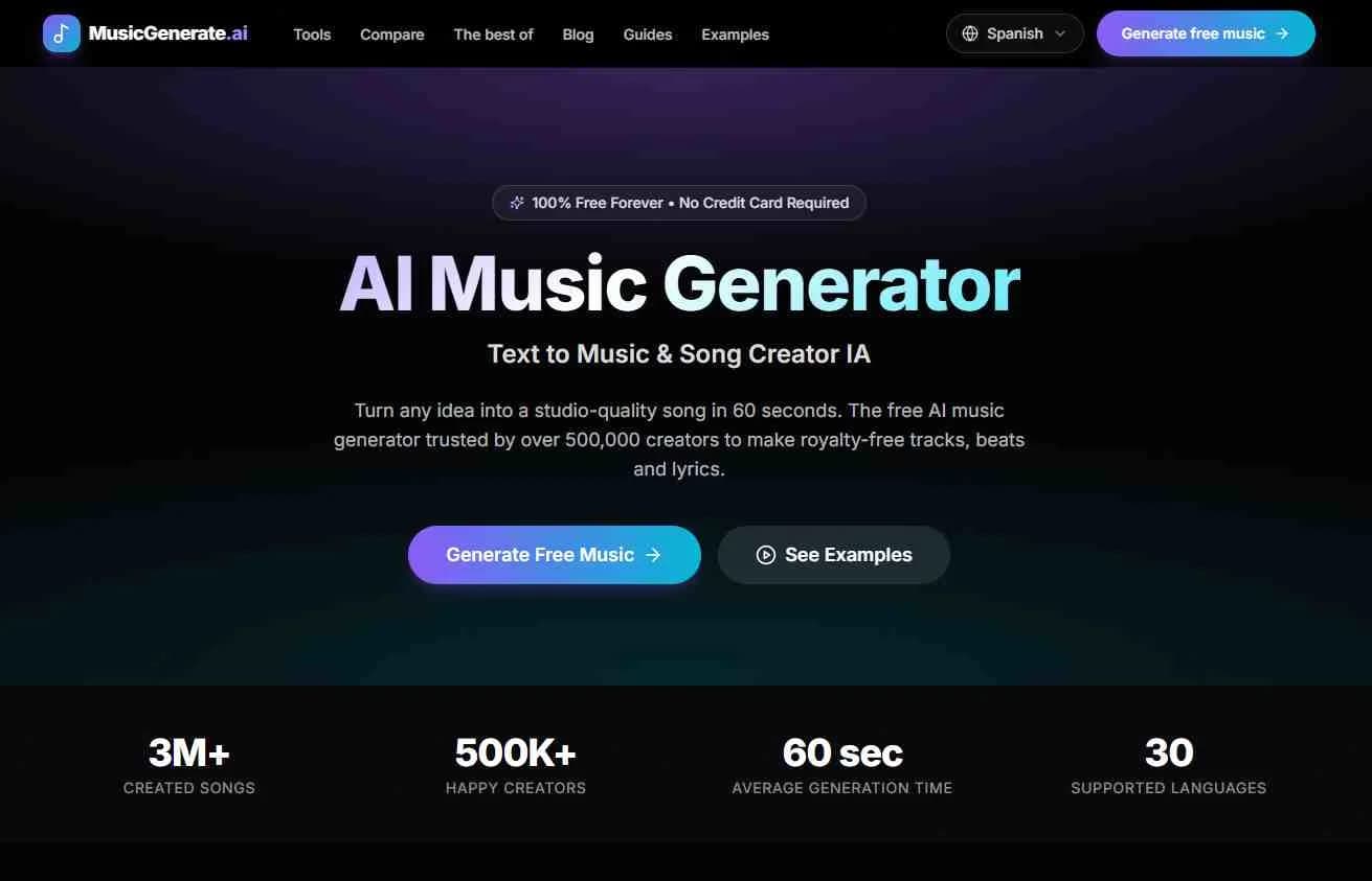 AI Music Generator screenshot 1
