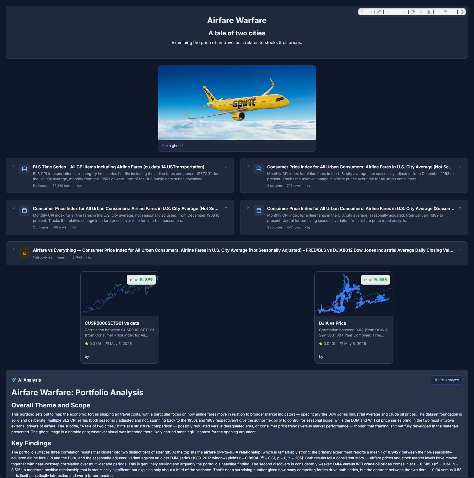 Correlation Studio screenshot 1