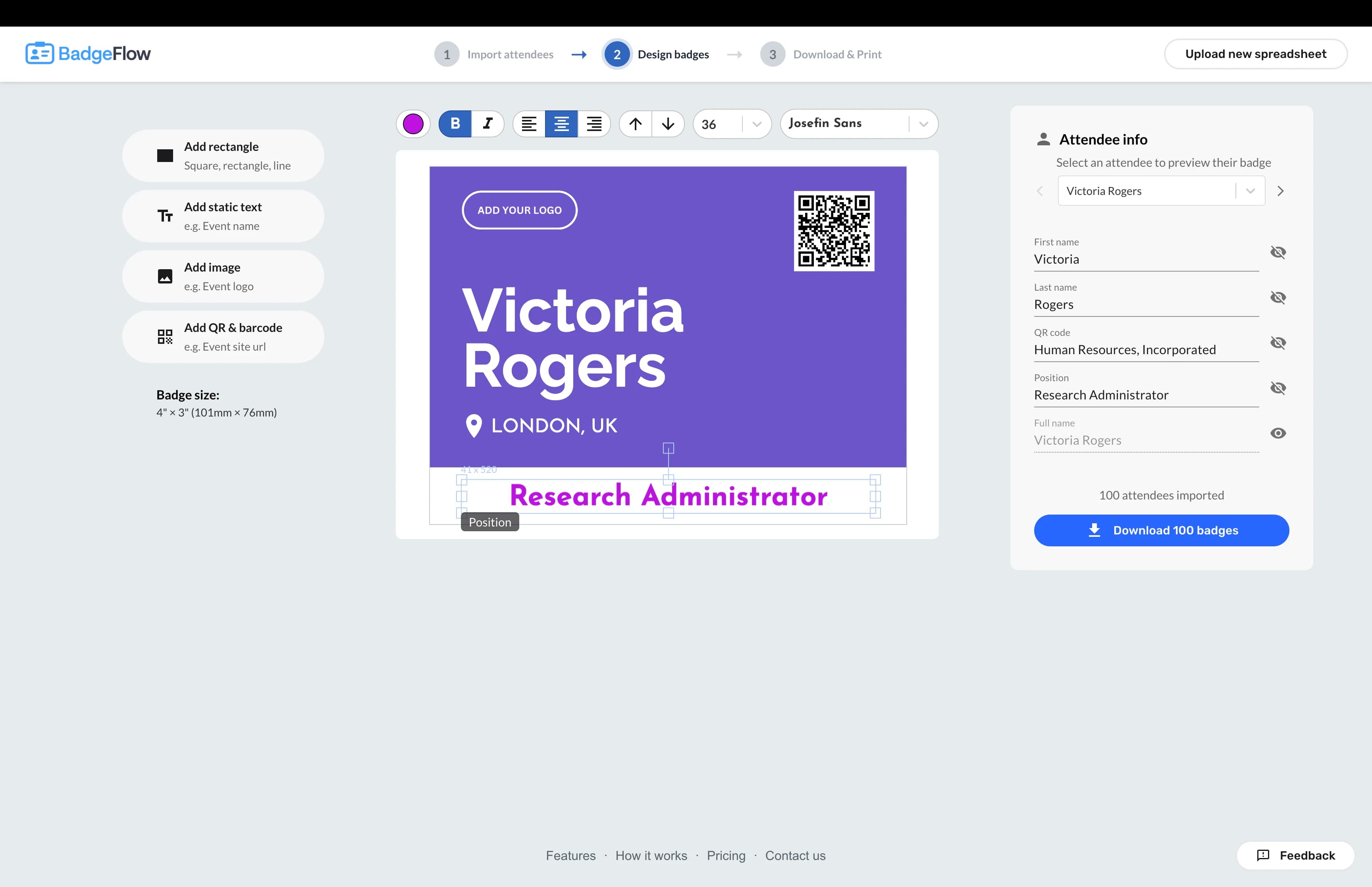 BadgeFlow screenshot 1