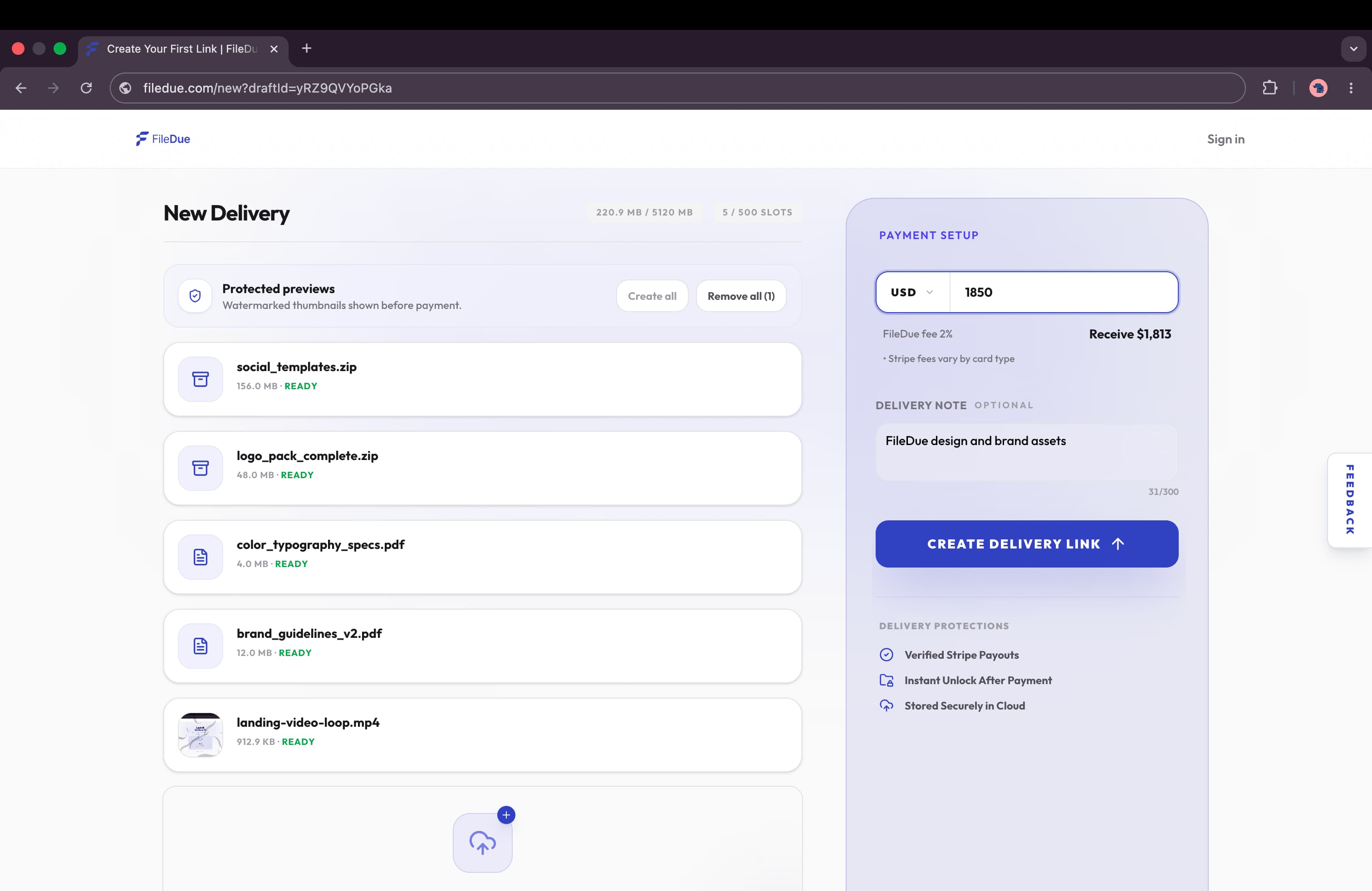 FileDue screenshot 1