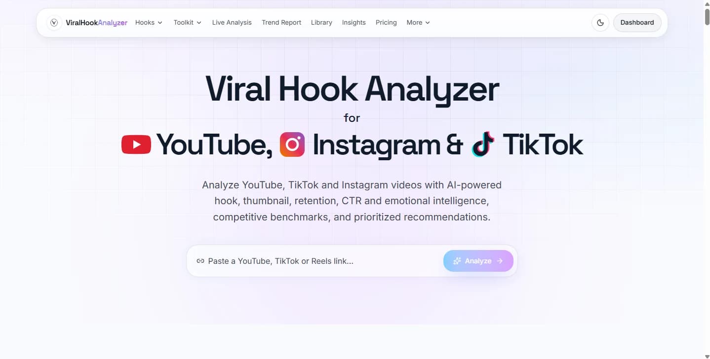 Viral Hook Analyzer screenshot 1