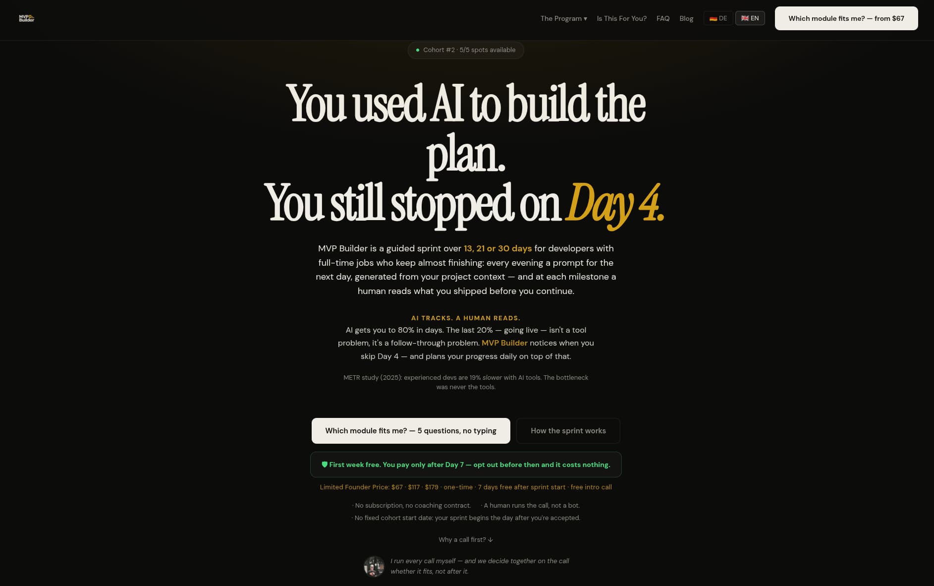 MVP Builder screenshot 1