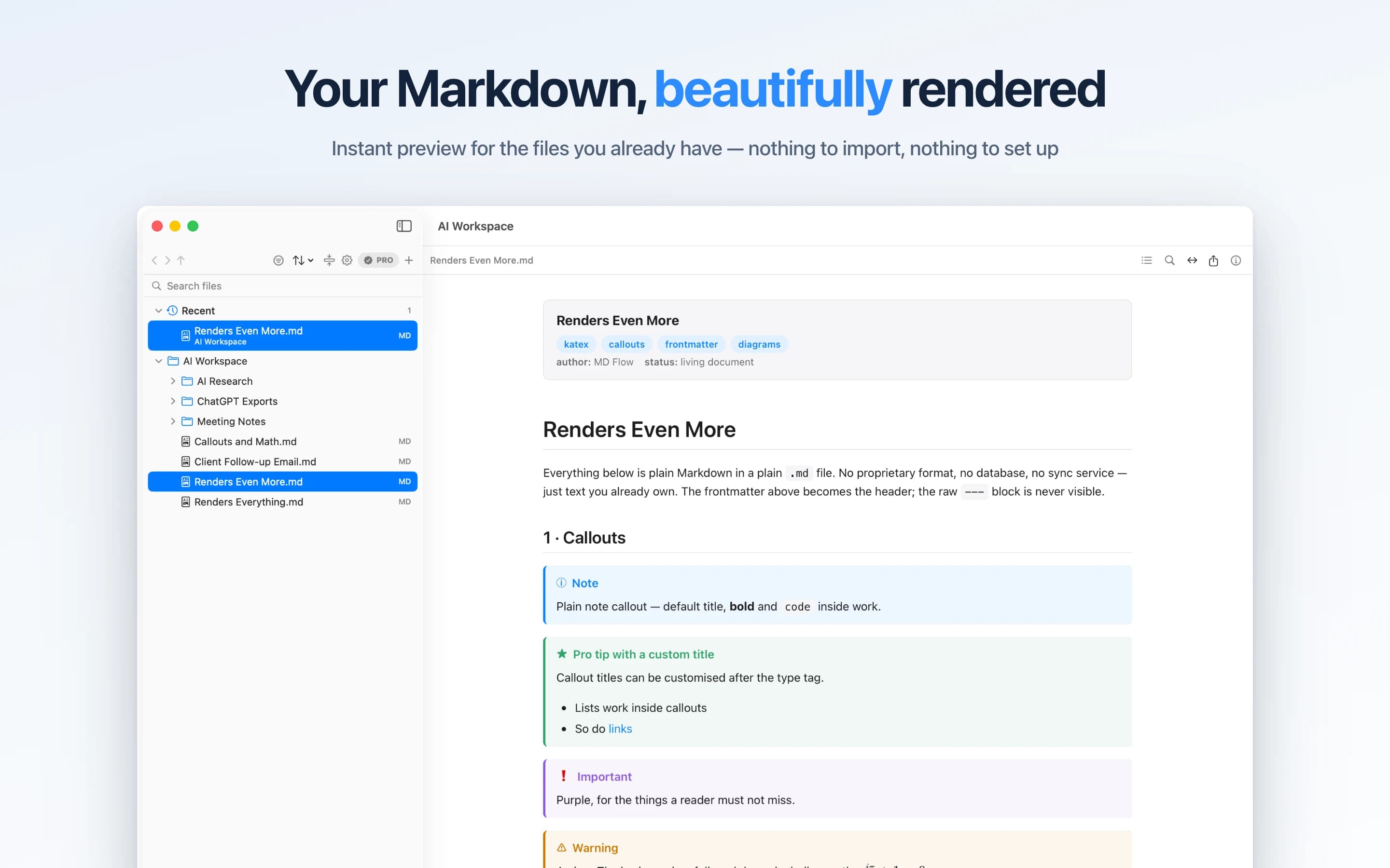 MD Flow screenshot 1