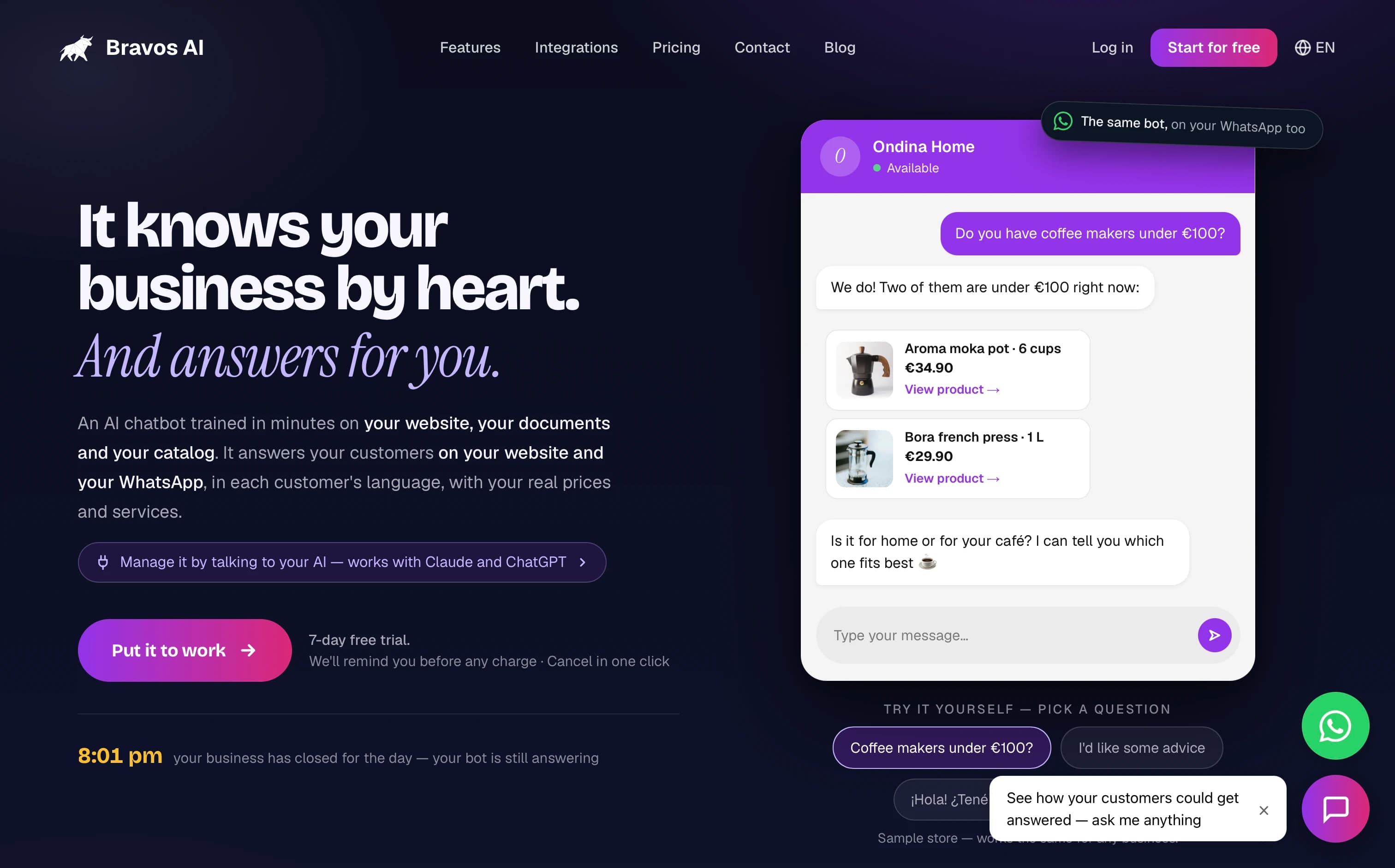 Bravos AI screenshot 1