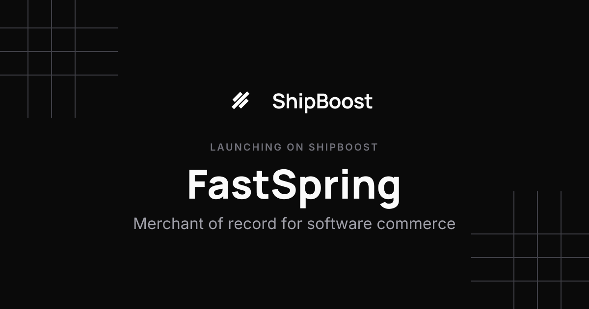 FastSpring Pricing, Features & Alternatives | ShipBoost
