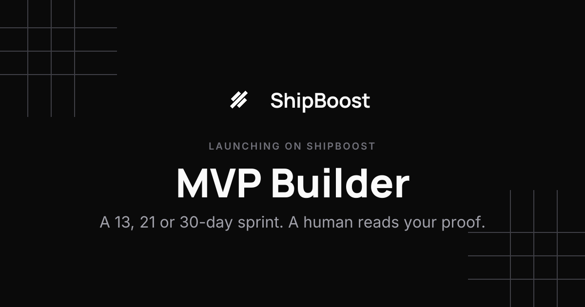 MVP Builder Pricing, Features & Alternatives | ShipBoost